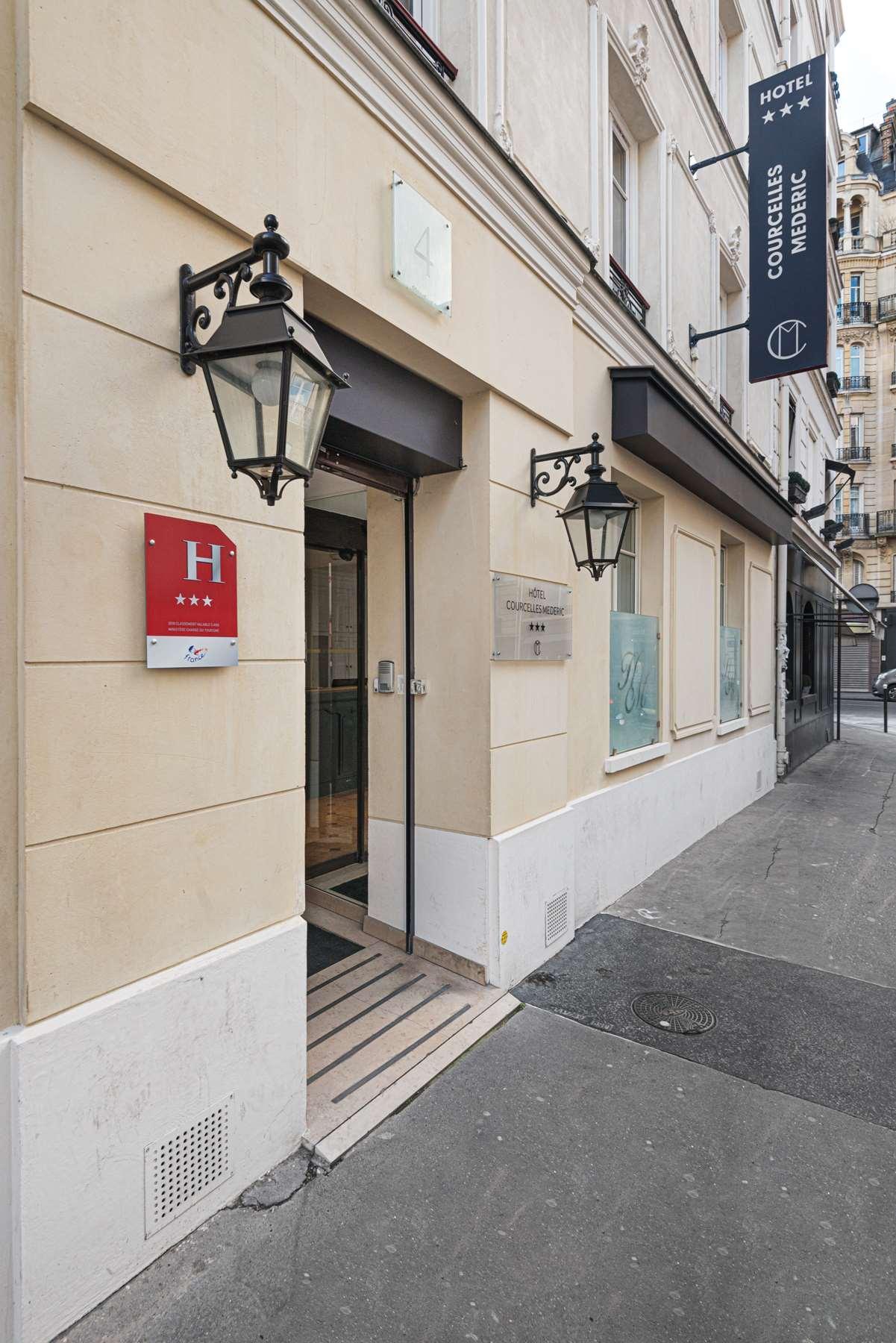 Hotel Courcelles Mederic Paris Exterior foto
