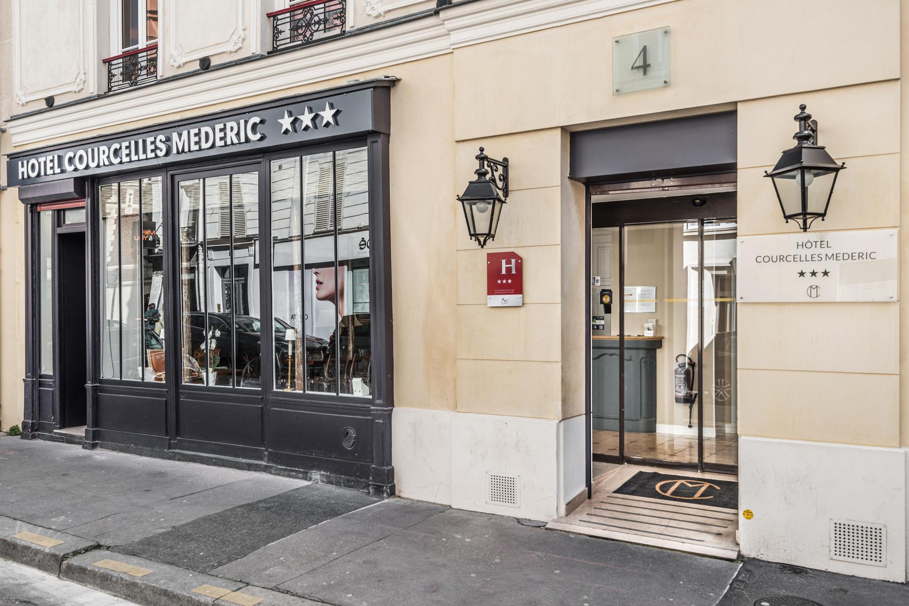 Hotel Courcelles Mederic Paris Exterior foto